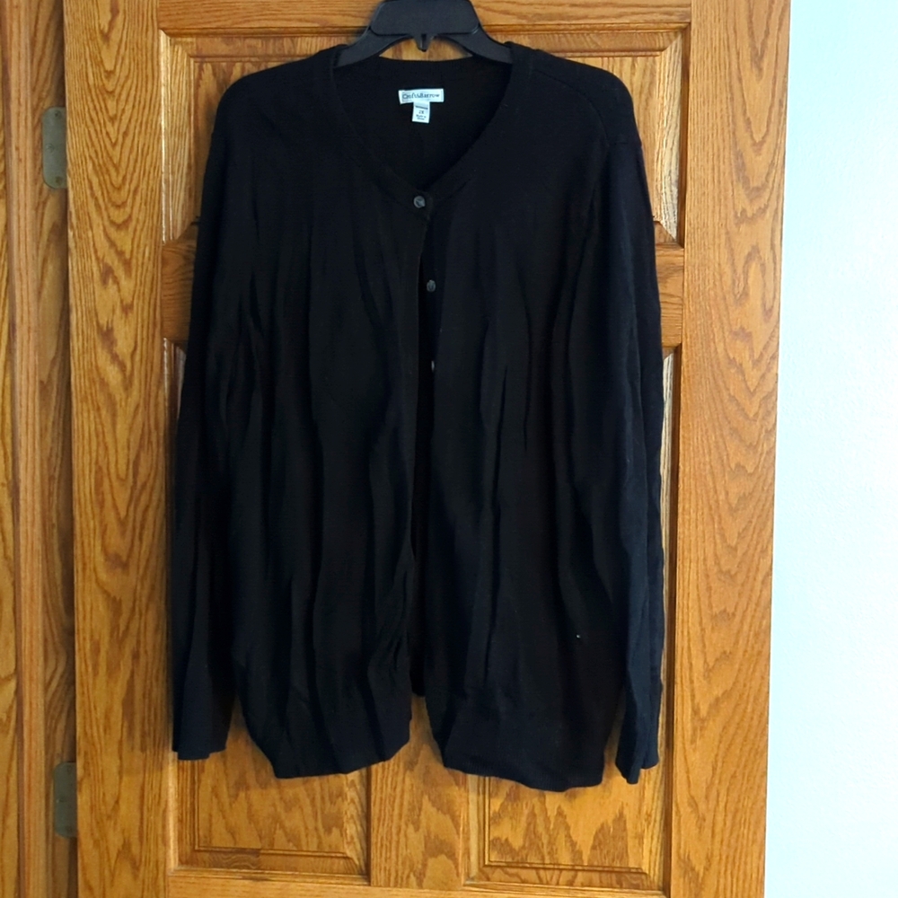 Plus button up cardigan